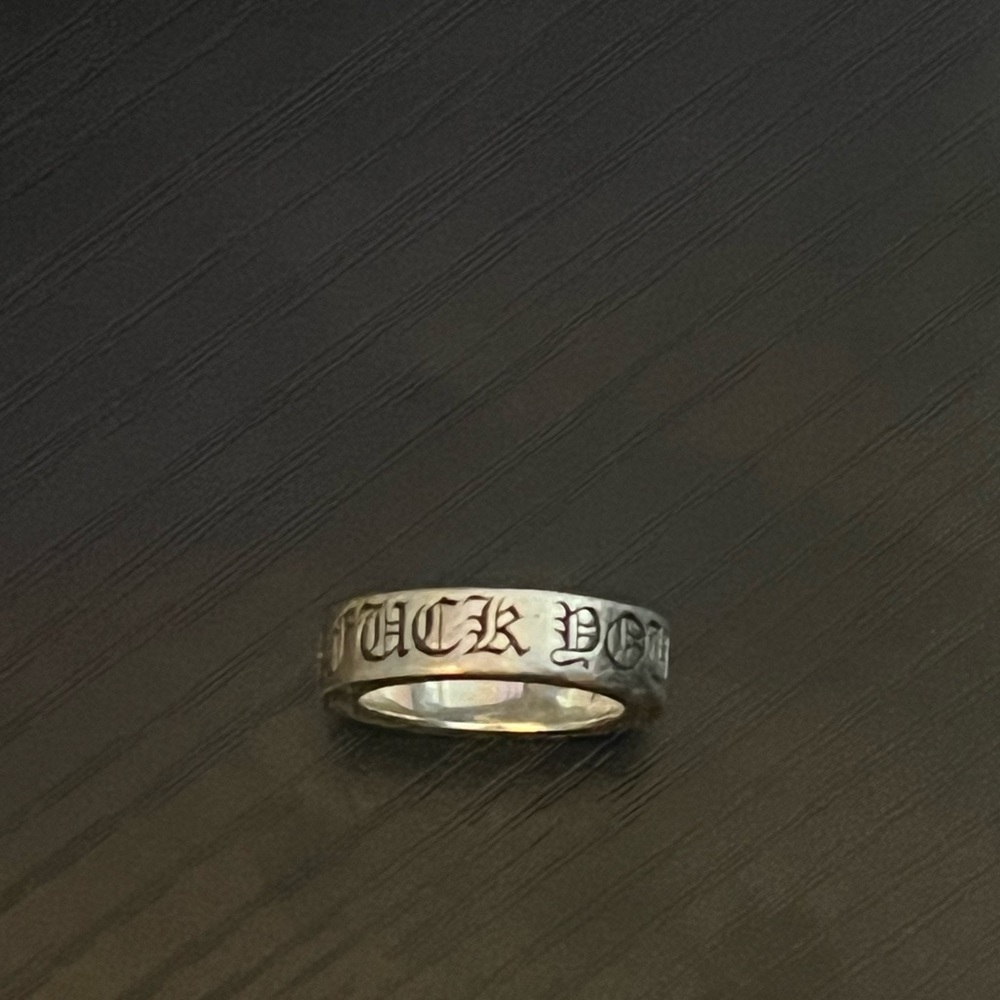 Chrome Hearts “F*ck you” ring